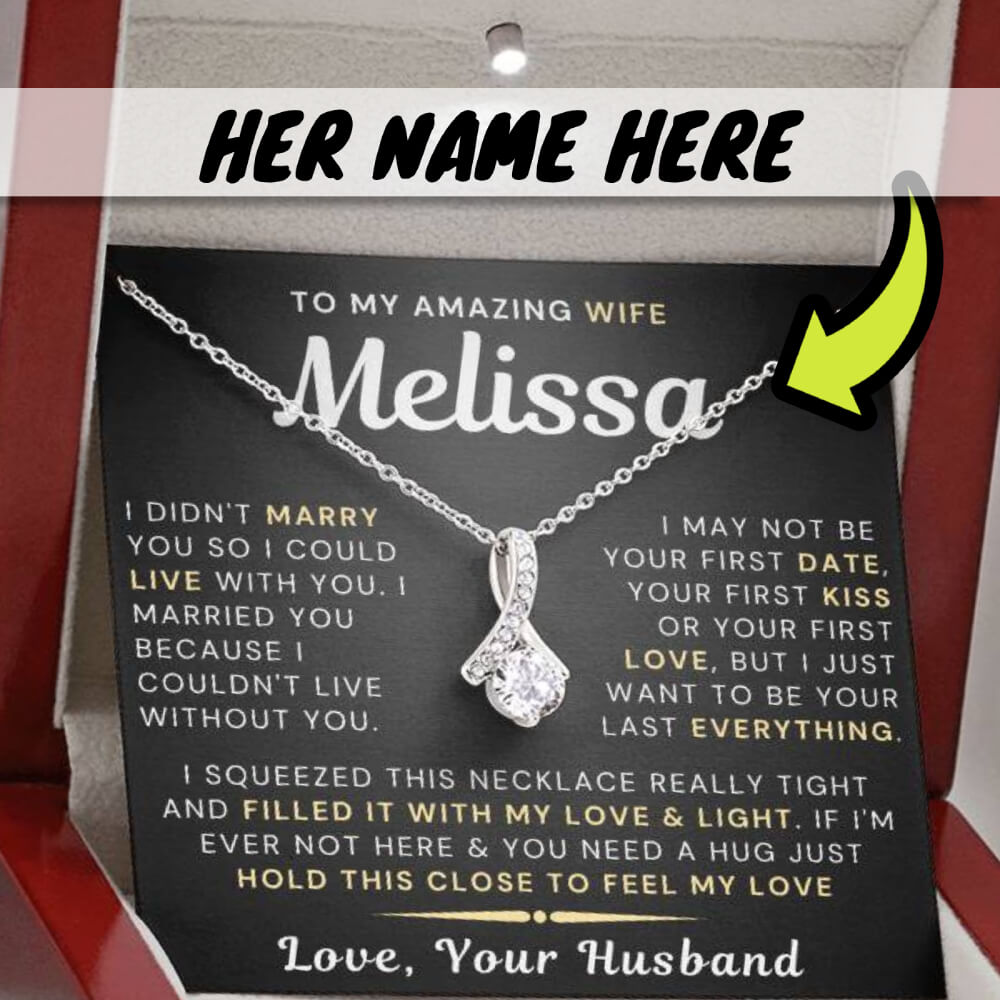 My Amazing Wife Necklace (189.al.006.cstm) - Personalize with Your Names ⬇️
