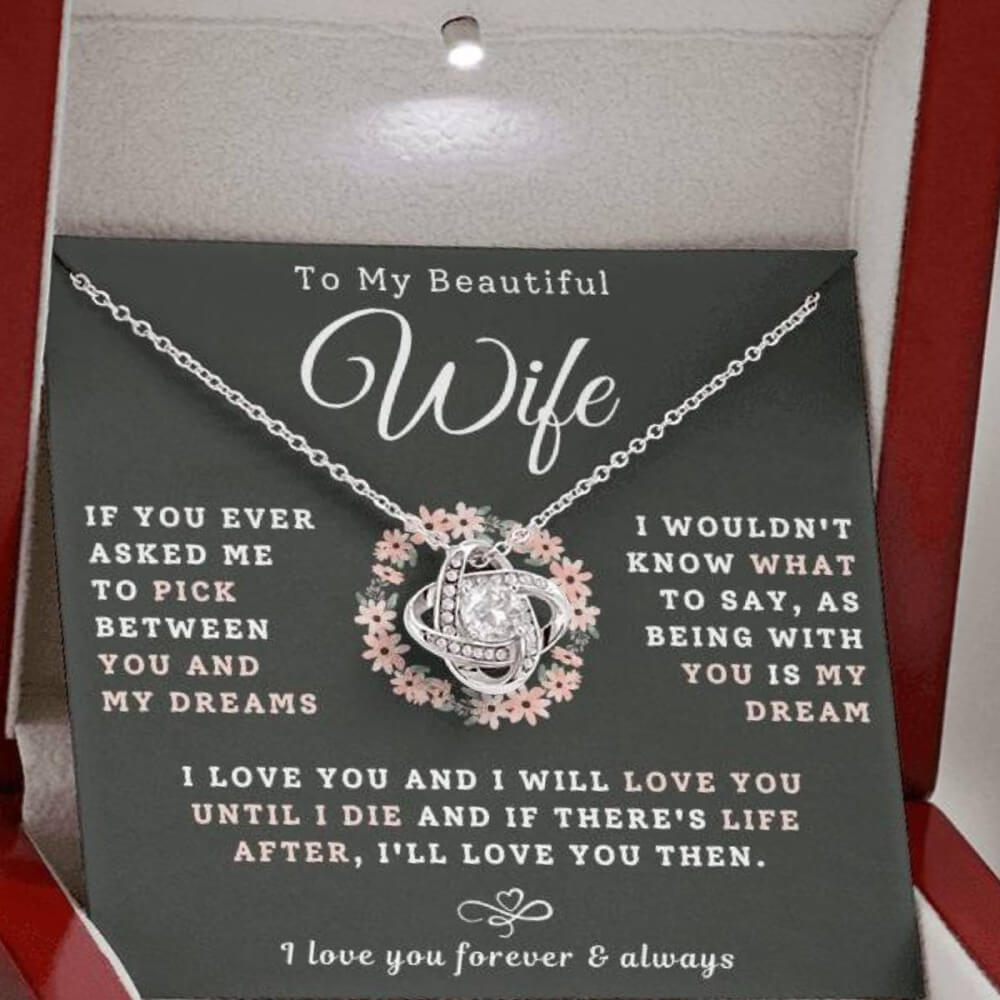 To My Beautiful Wife Necklace - My Dream (189.lk.029-5)