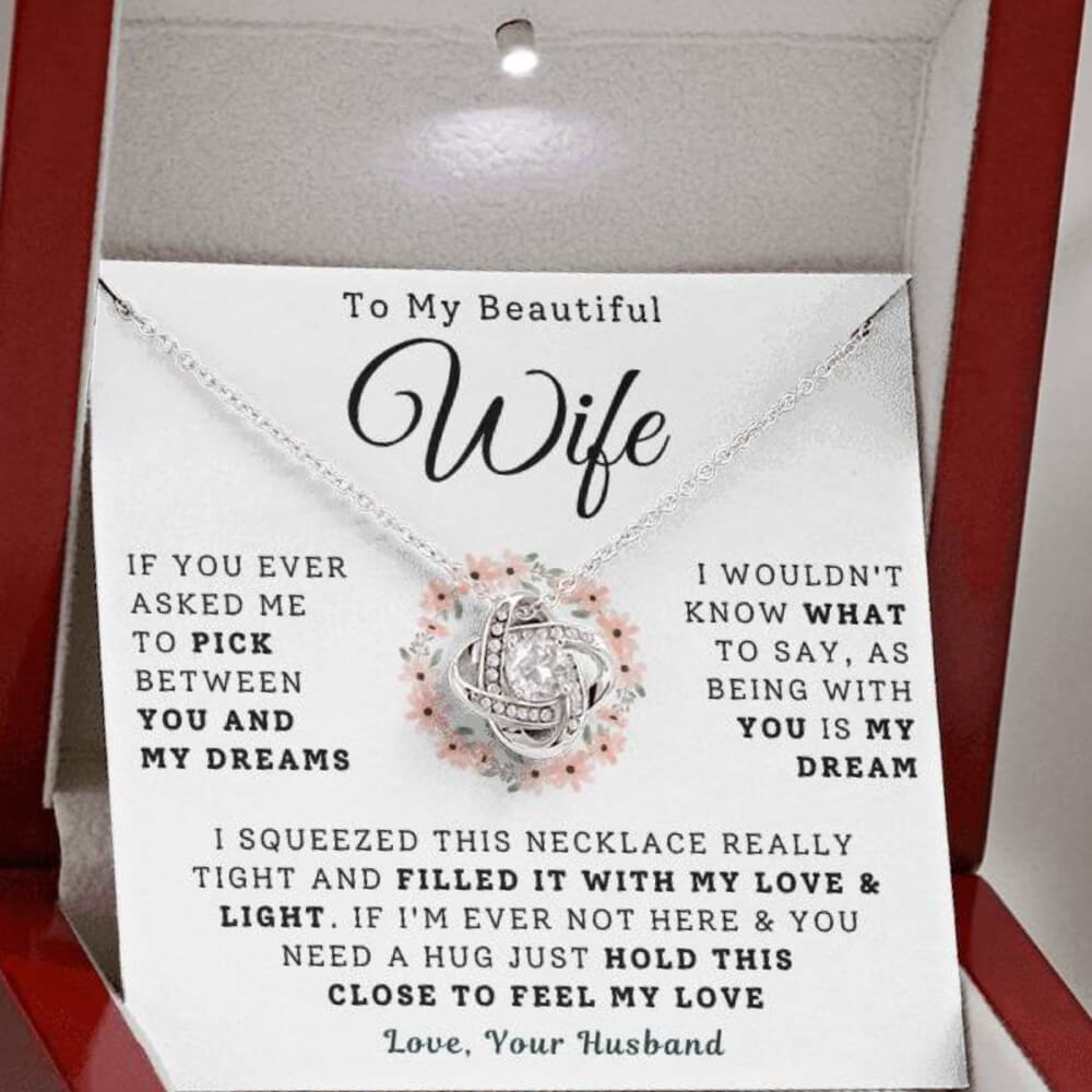 To My Beautiful Wife Necklace - My Dream (189.lk.029-6)