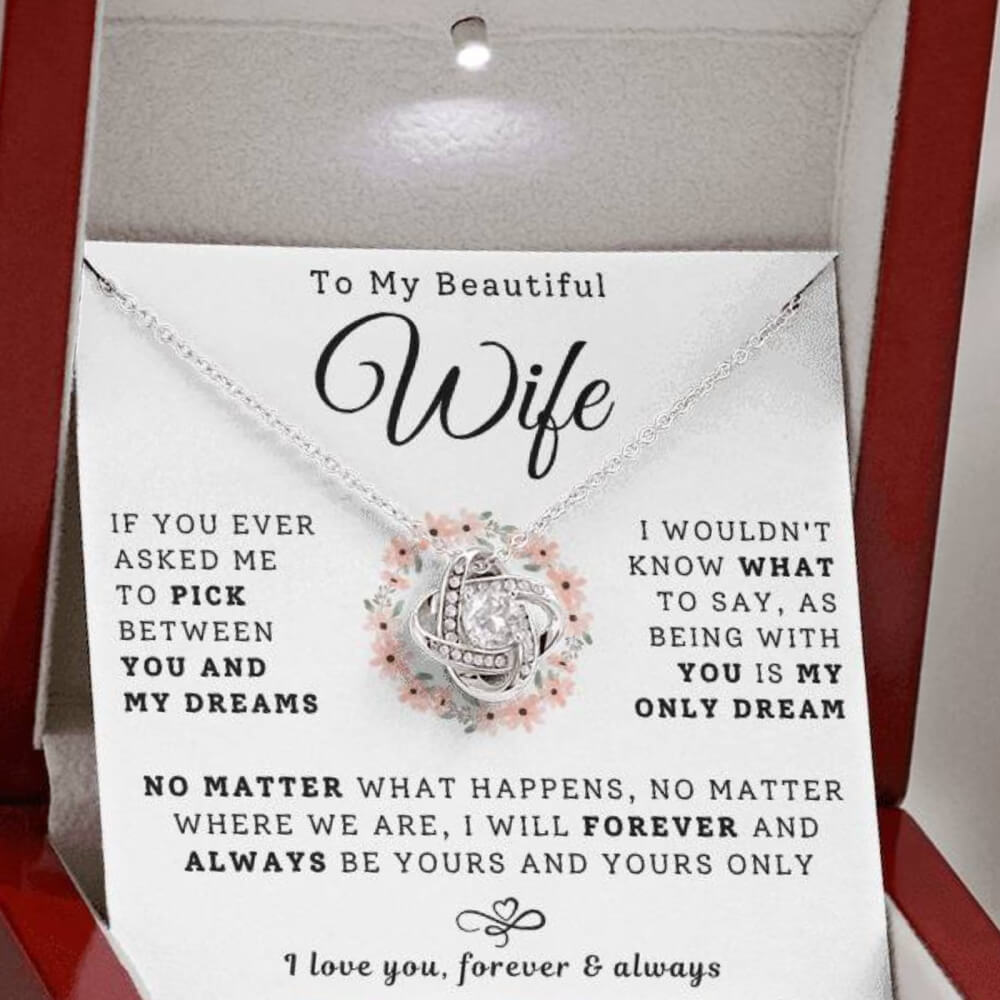 To My Beautiful Wife Necklace - My Dream (189.lk.029-7)