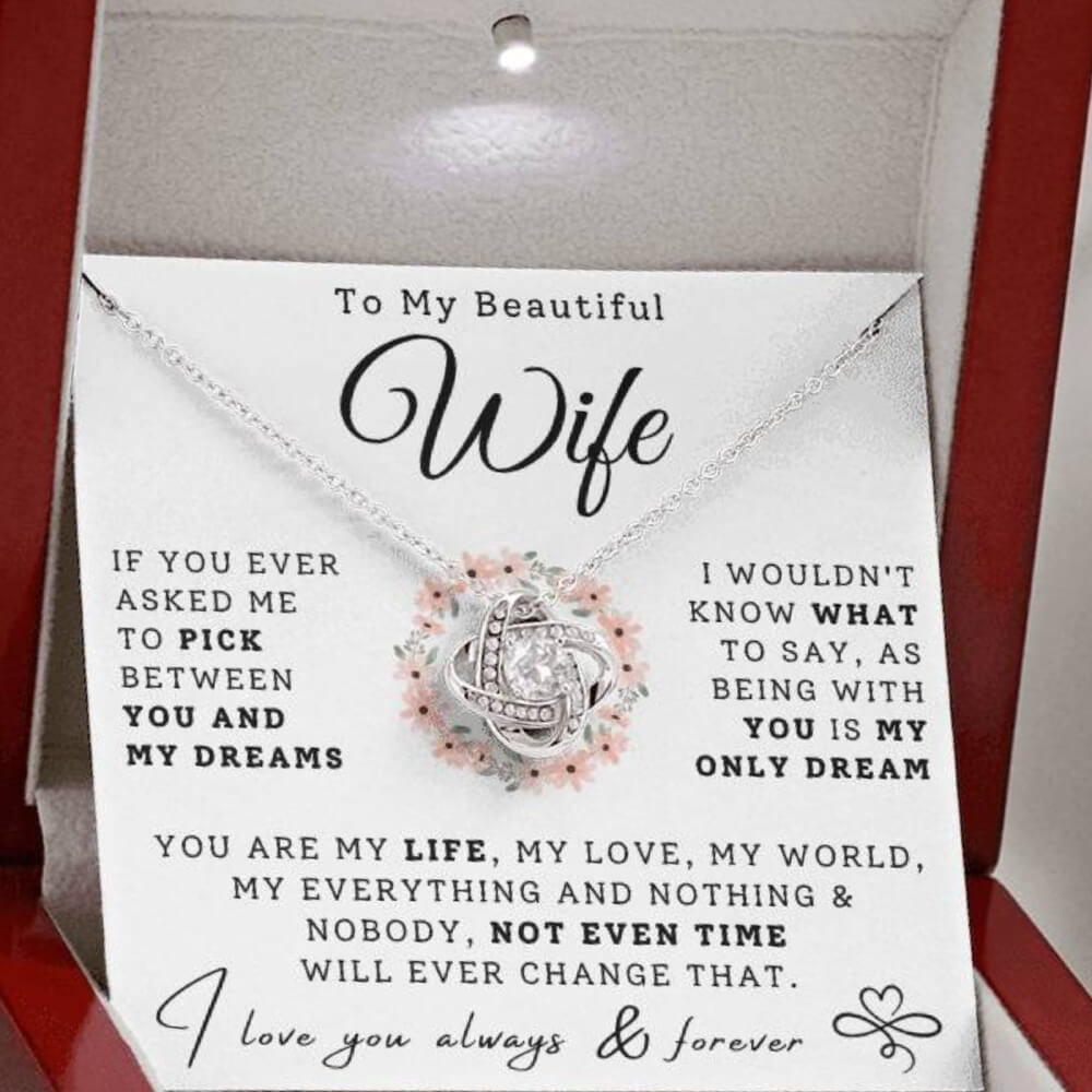 To My Beautiful Wife Necklace - My Only Dream (189.lk.029-8)