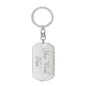 Grandson Dog Tag Keychain - Straighten your crown (128.dk.001)