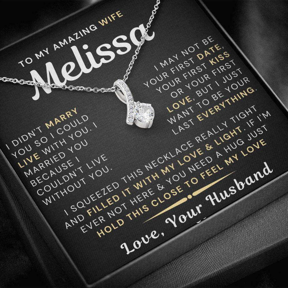 My Amazing Wife Necklace (189.al.006.cstm) - Personalize with Your Names ⬇️