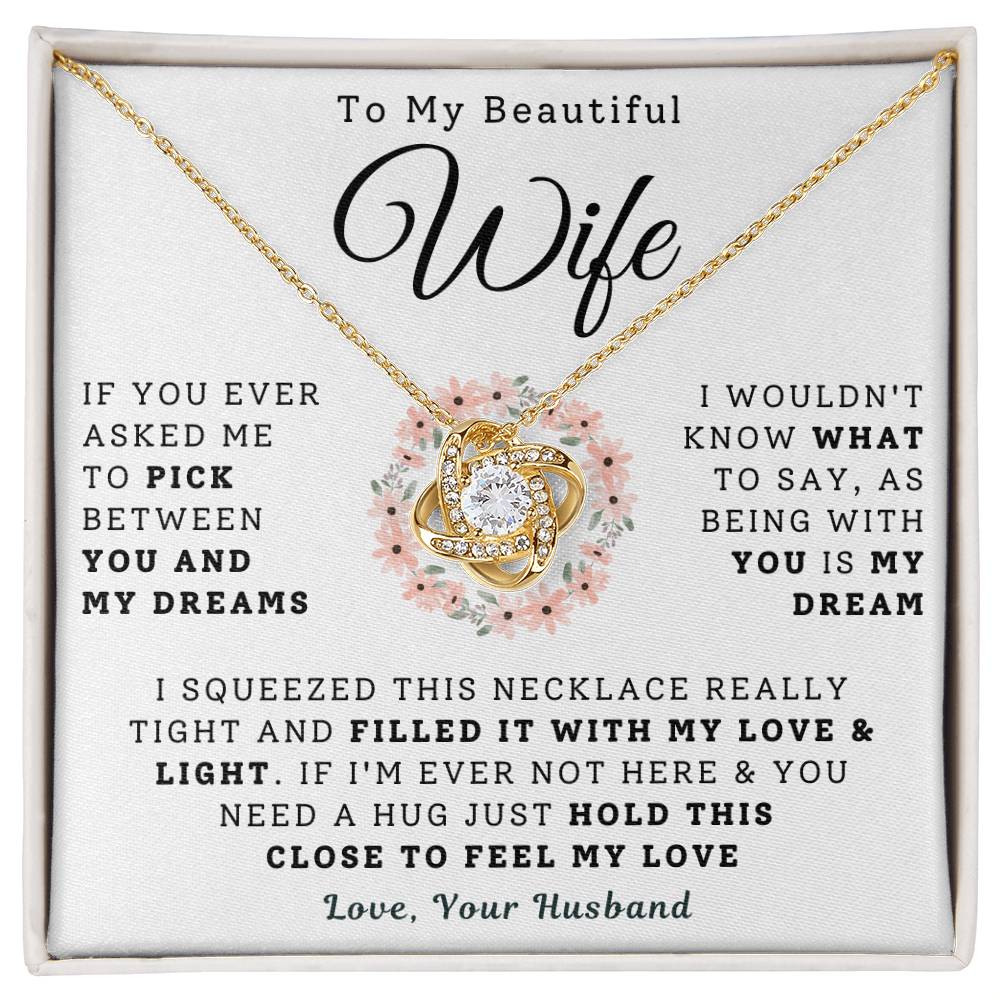 To My Beautiful Wife Necklace - My Dream (189.lk.029-6)