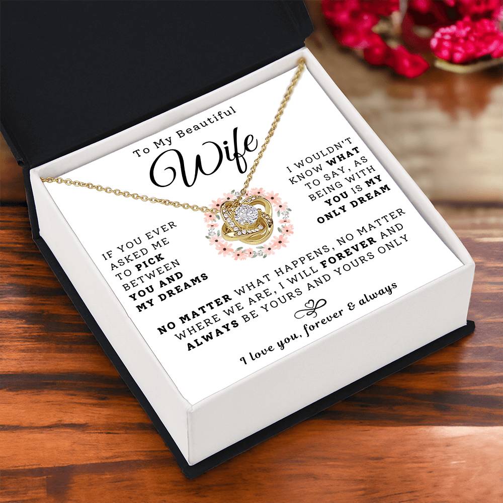 To My Beautiful Wife Necklace - My Dream (189.lk.029-7)