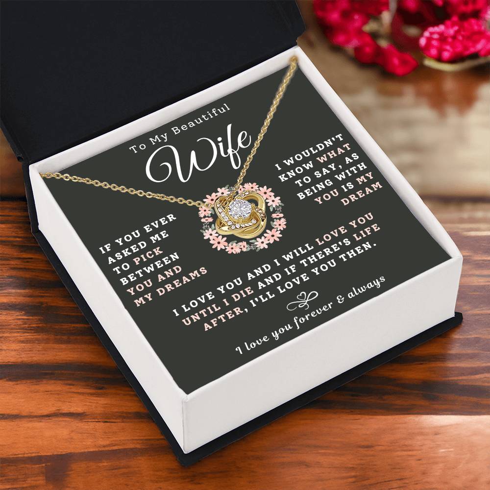 To My Beautiful Wife Necklace - My Dream (189.lk.029-5)