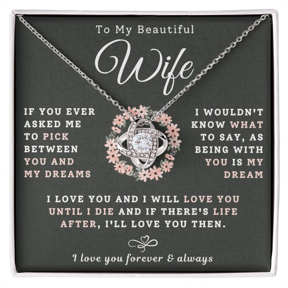 To My Beautiful Wife Necklace - My Dream (189.lk.029-5)