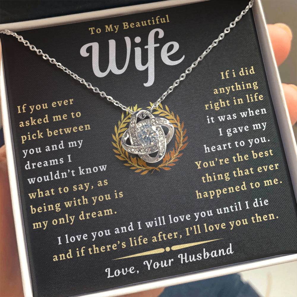 To My Beautiful Wife Necklace - Only Dream (189.lk.029-11)