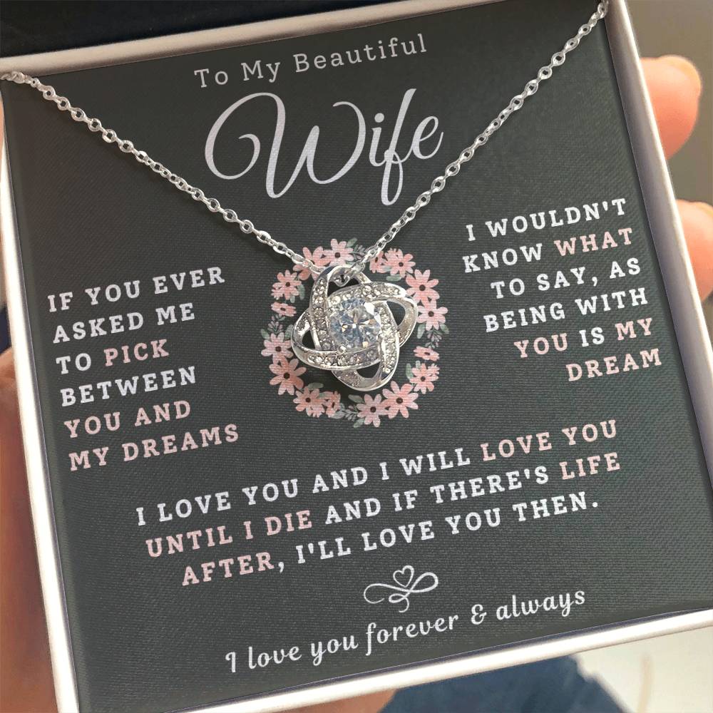 To My Beautiful Wife Necklace - My Dream (189.lk.029-5)