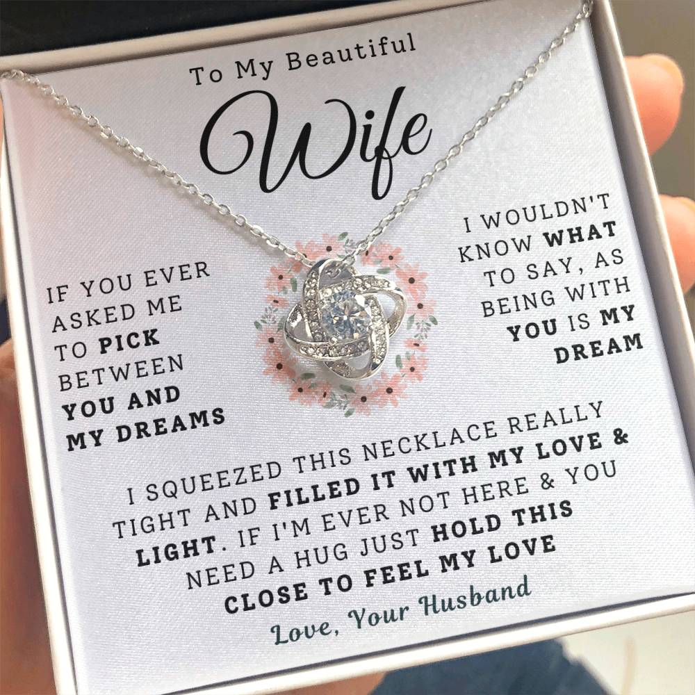 To My Beautiful Wife Necklace - My Dream (189.lk.029-6)