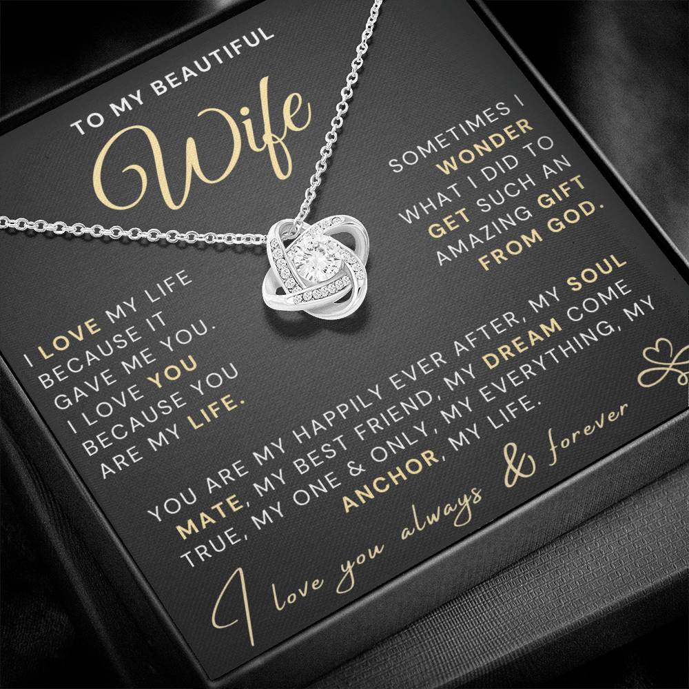 Beautiful Wife Necklace - Love of my life (189.lk.035)