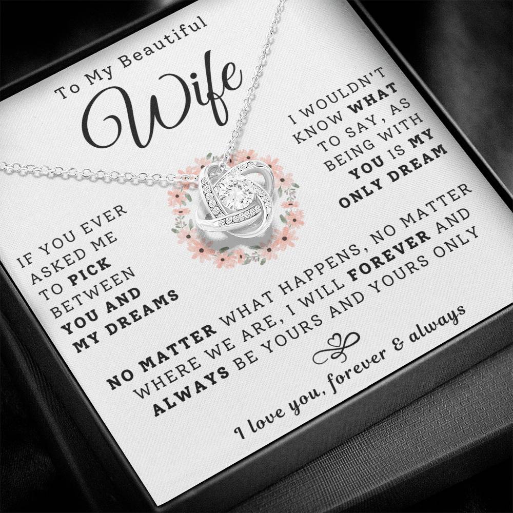 To My Beautiful Wife Necklace - My Dream (189.lk.029-7)