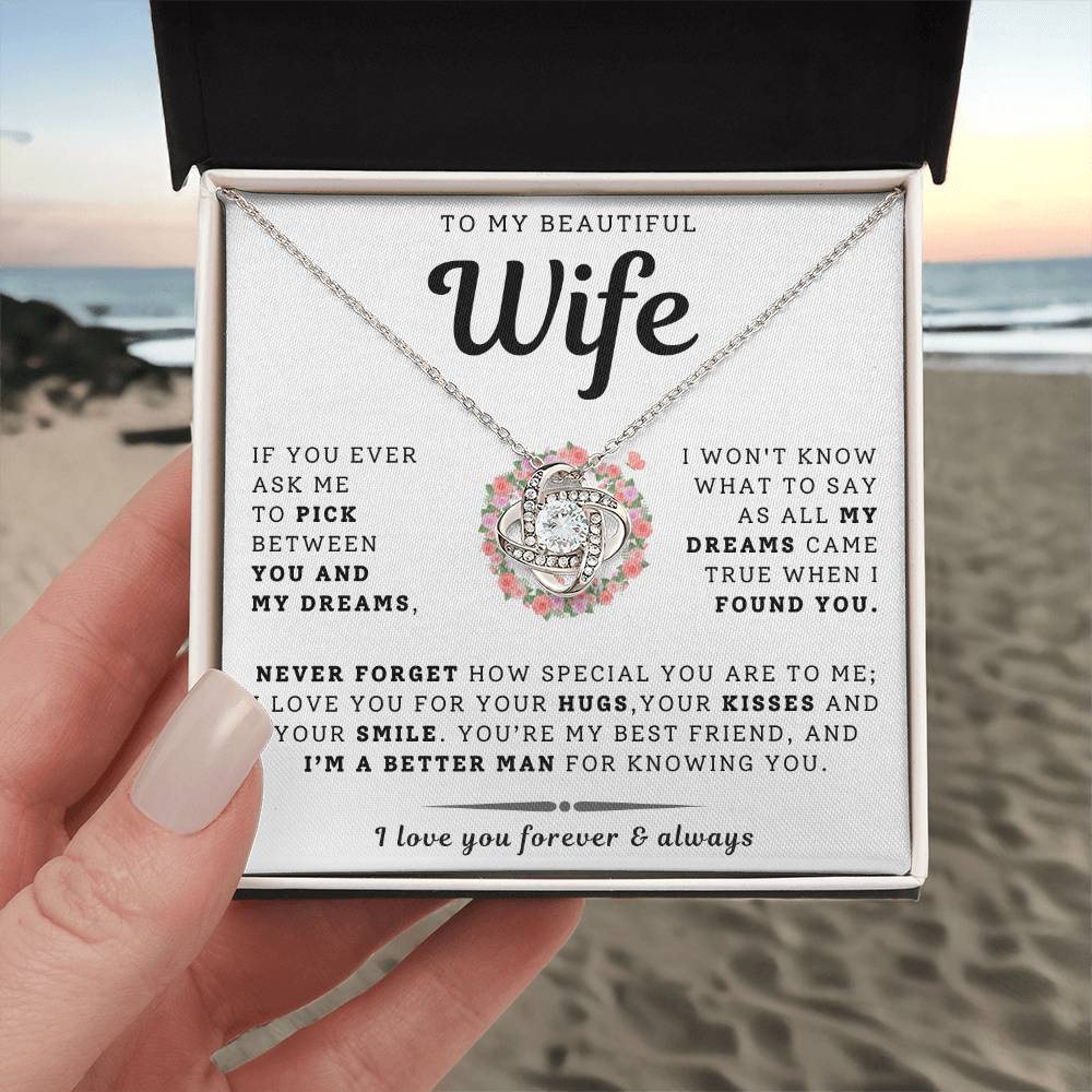 To My Beautiful Wife Necklace - Only Dream (189.lk.029-12)