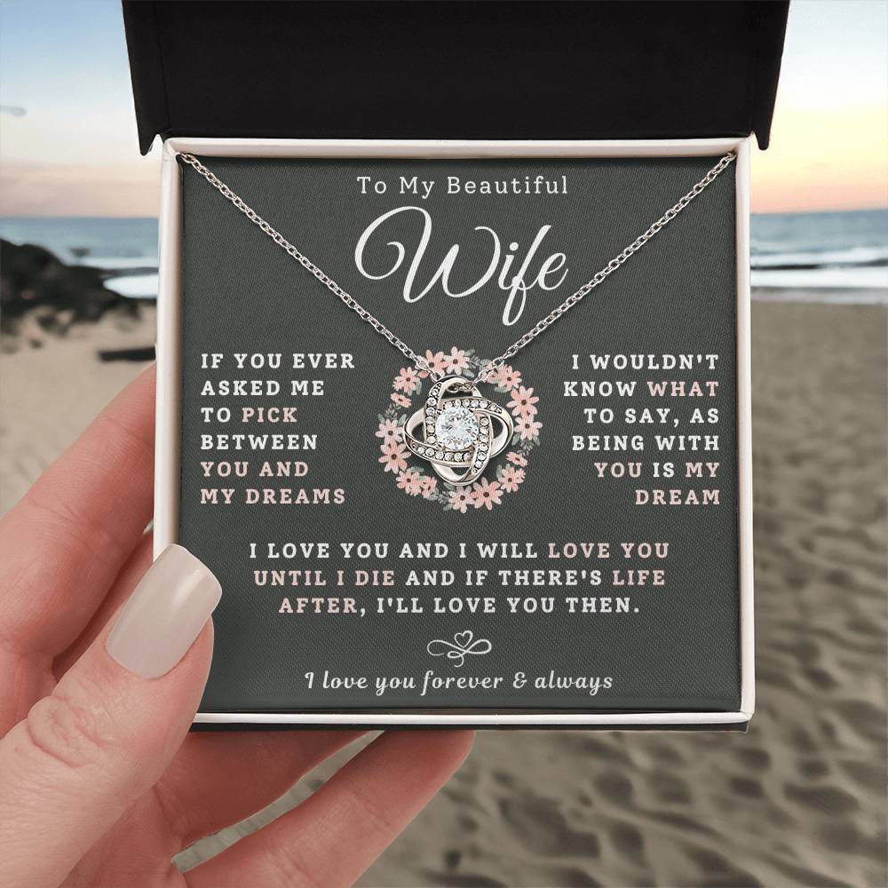 To My Beautiful Wife Necklace - My Dream (189.lk.029-5)