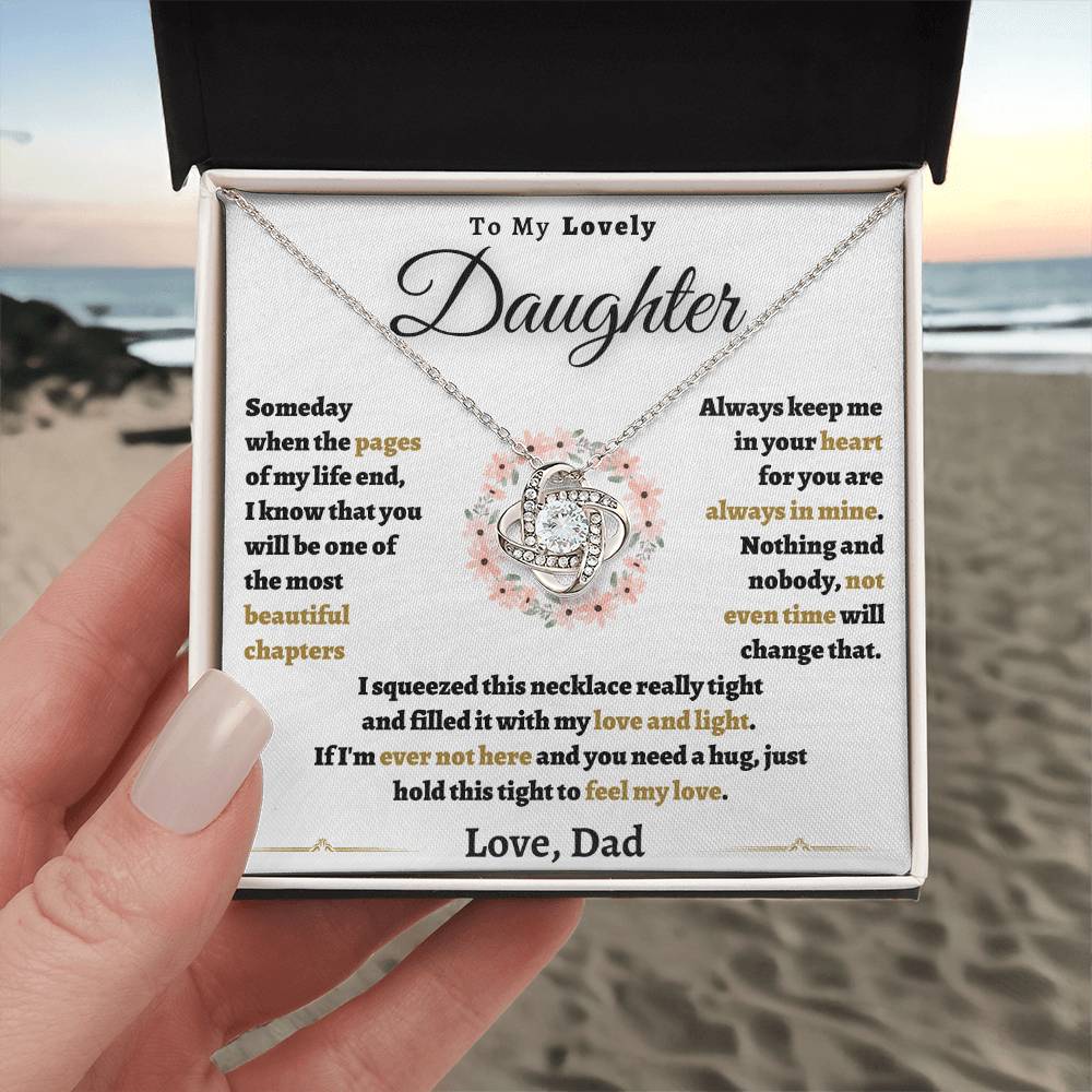 Dad to Daughter Necklace pages (dd.007.lk)