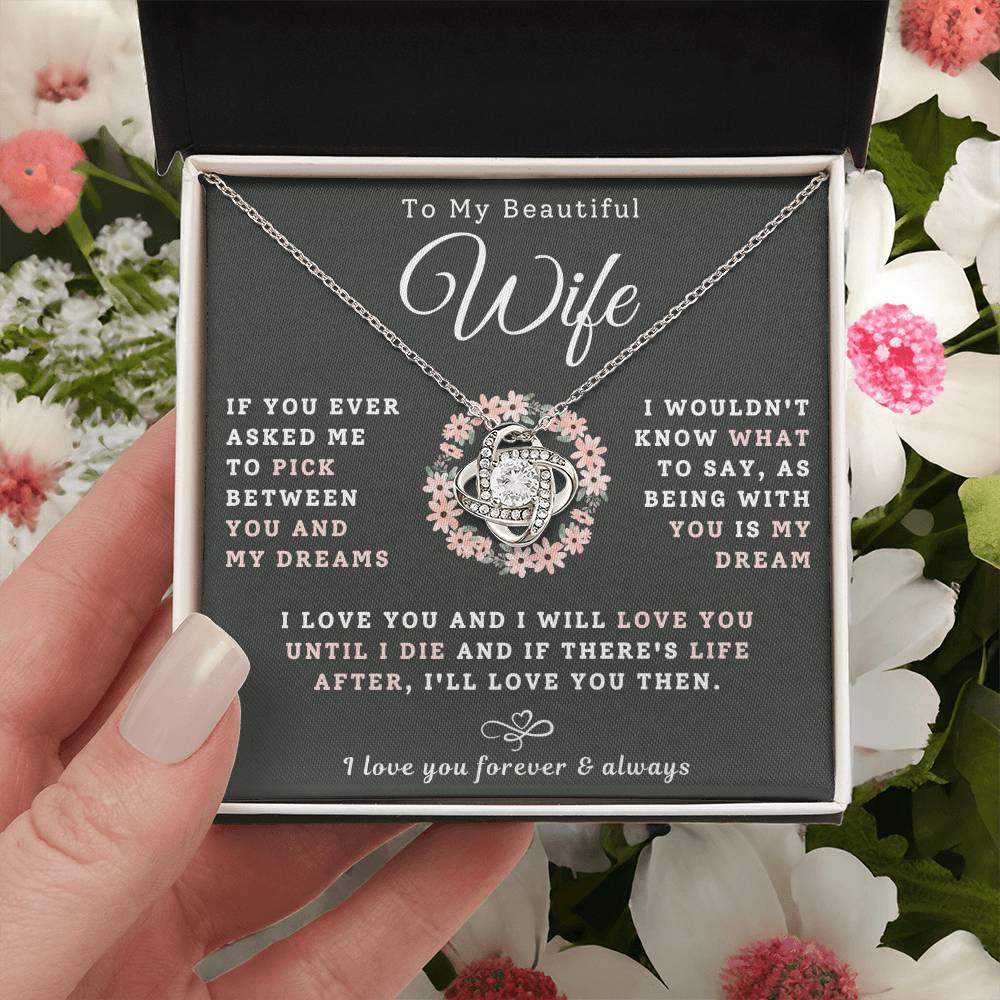 To My Beautiful Wife Necklace - My Dream (189.lk.029-5)