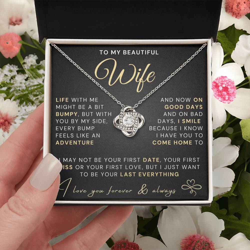 My Beautiful Wife Necklace - Life bumpy but adventurous (189.lk.034-3)