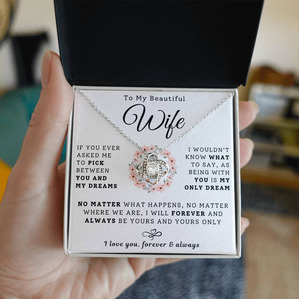 To My Beautiful Wife Necklace - My Dream (189.lk.029-7)