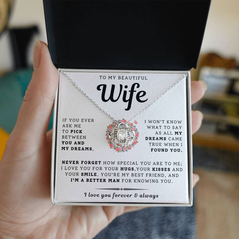 To My Beautiful Wife Necklace - Only Dream (189.lk.029-12)