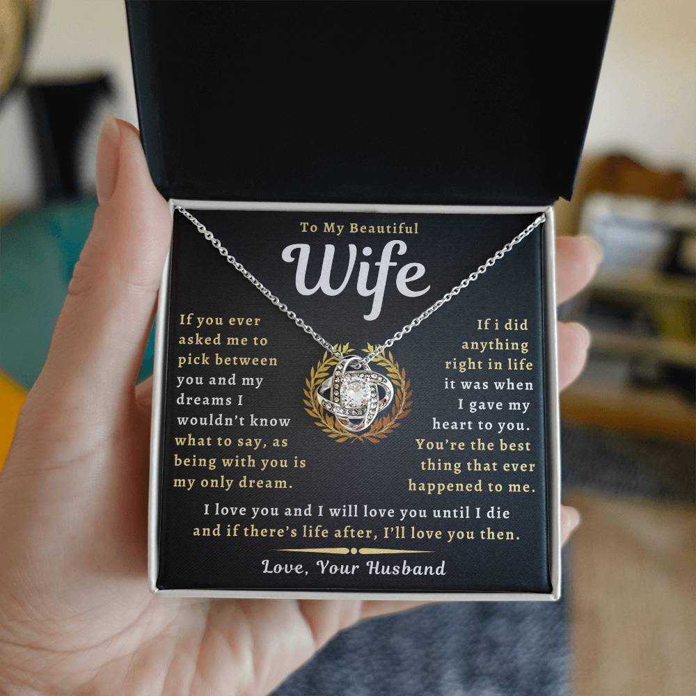 To My Beautiful Wife Necklace - Only Dream (189.lk.029-11)