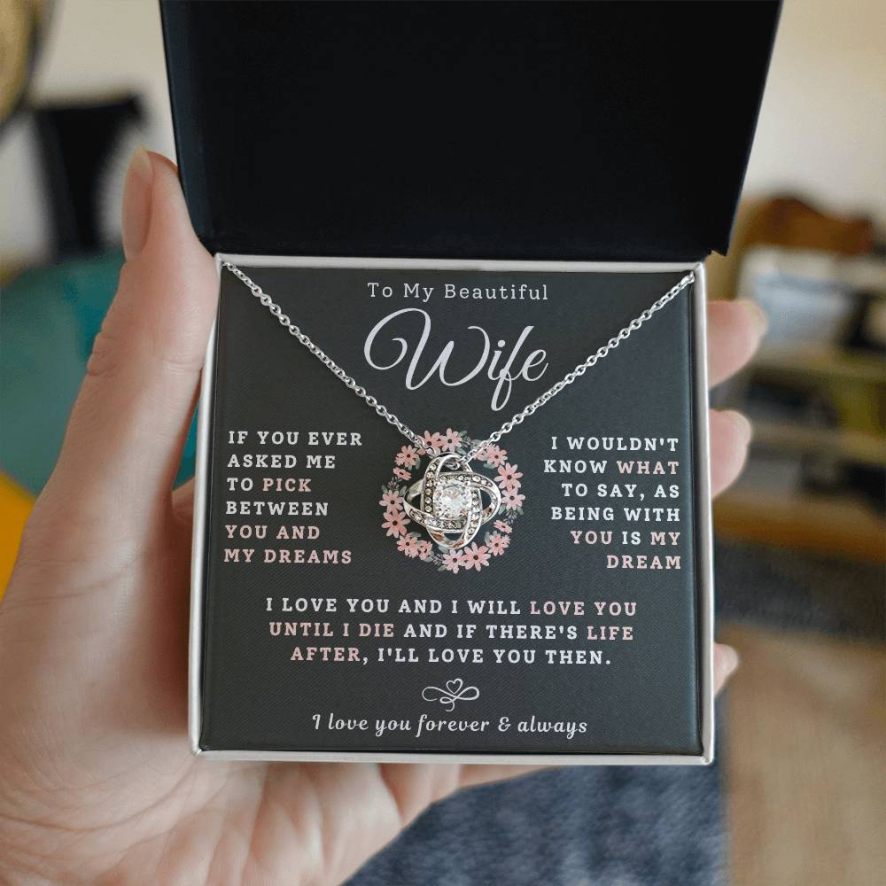 To My Beautiful Wife Necklace - My Dream (189.lk.029-5)