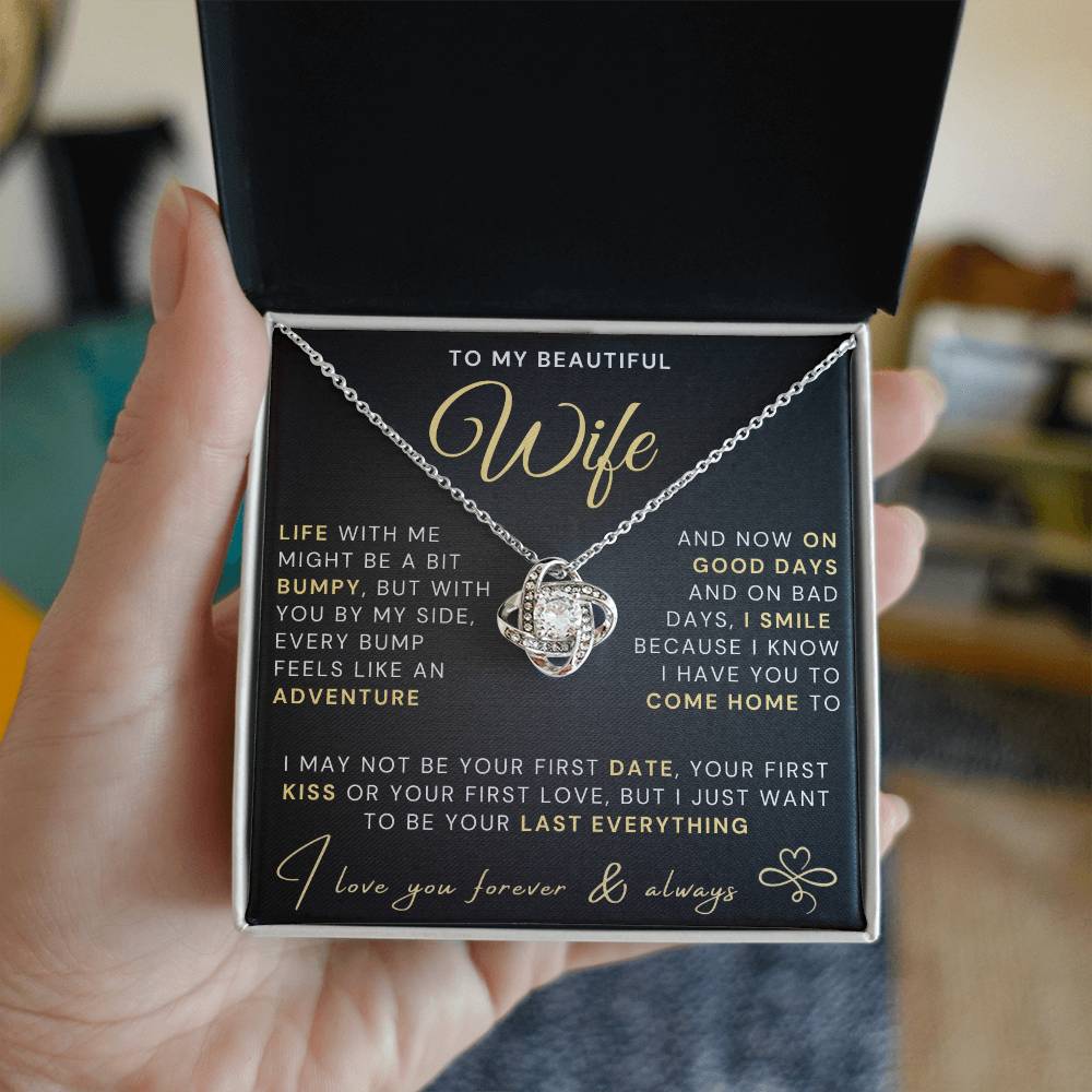 My Beautiful Wife Necklace - Life bumpy but adventurous (189.lk.034-3)