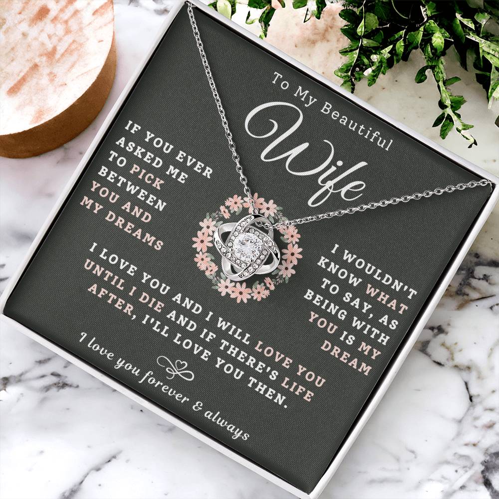 To My Beautiful Wife Necklace - My Dream (189.lk.029-5)