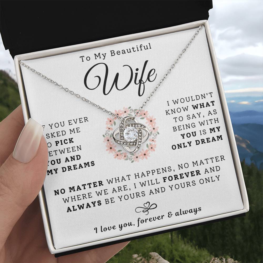 To My Beautiful Wife Necklace - My Dream (189.lk.029-7)