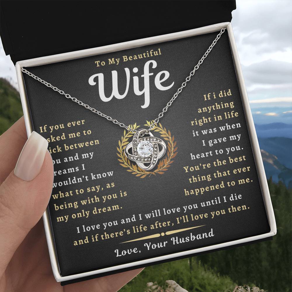 To My Beautiful Wife Necklace - Only Dream (189.lk.029-11)