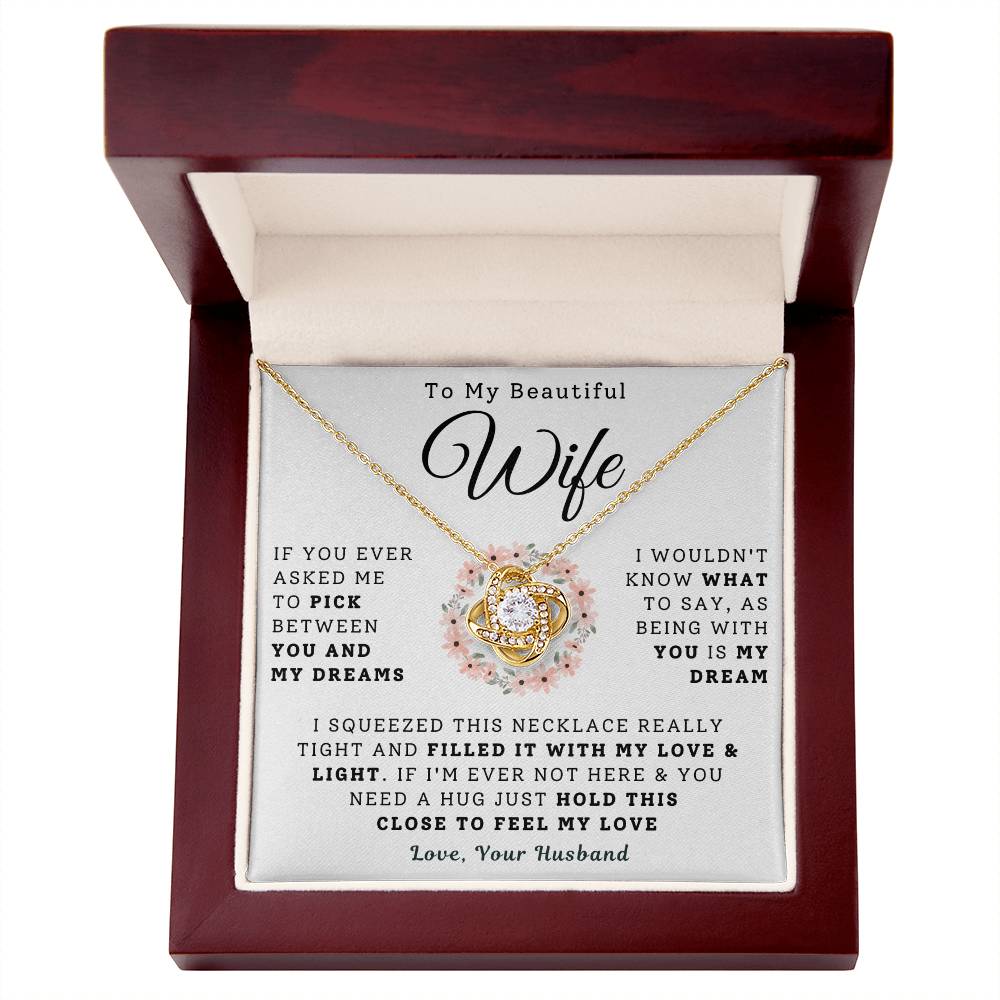 To My Beautiful Wife Necklace - My Dream (189.lk.029-6)