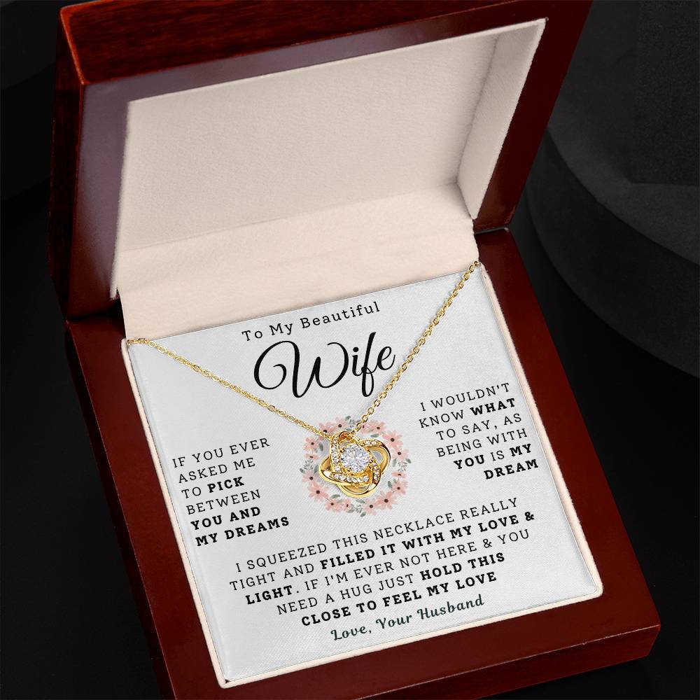 To My Beautiful Wife Necklace - My Dream (189.lk.029-6)