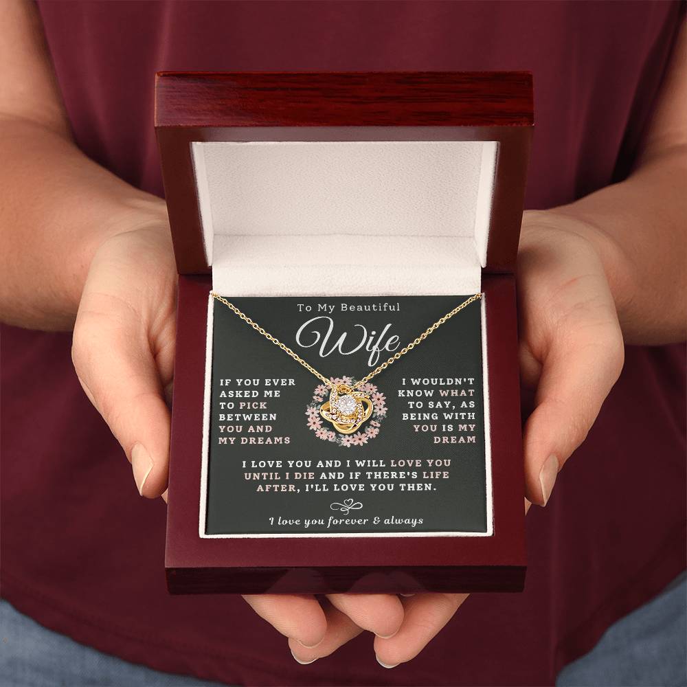 To My Beautiful Wife Necklace - My Dream (189.lk.029-5)