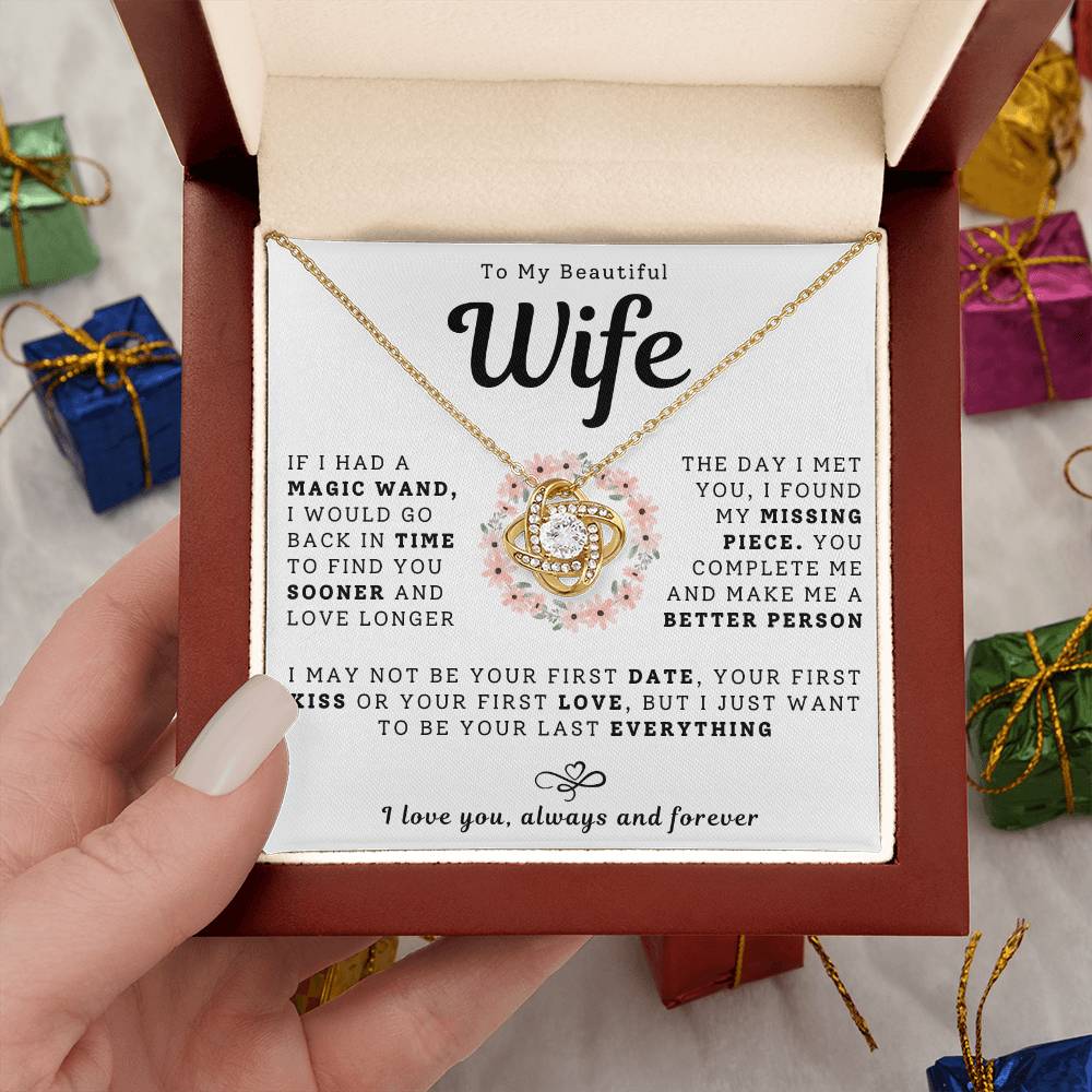 My Beautiful Wife Necklace - If I had a magic wand (189.lk.030-2)