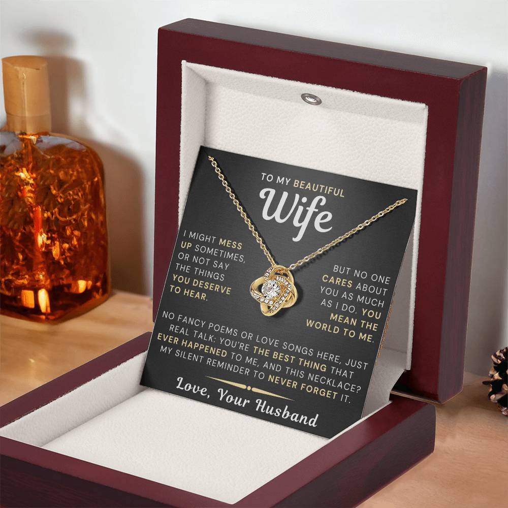 My Beautiful Wife Necklace - Just Real Talk (189.lk.032)