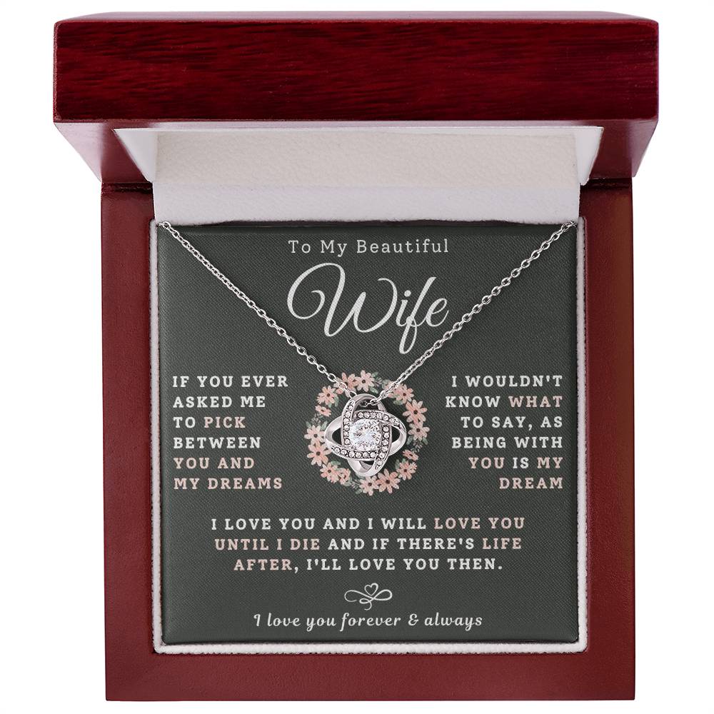 To My Beautiful Wife Necklace - My Dream (189.lk.029-5)