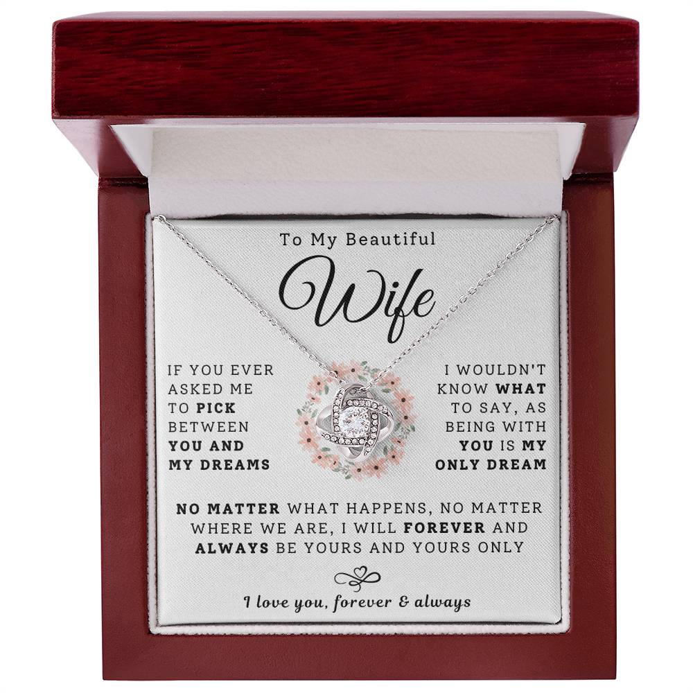 To My Beautiful Wife Necklace - My Dream (189.lk.029-7)