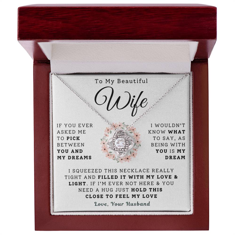 To My Beautiful Wife Necklace - My Dream (189.lk.029-6)