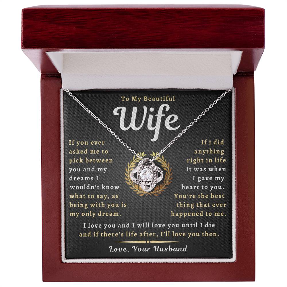 To My Beautiful Wife Necklace - Only Dream (189.lk.029-11)