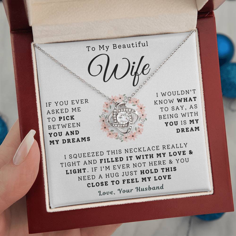 To My Beautiful Wife Necklace - My Dream (189.lk.029-6)