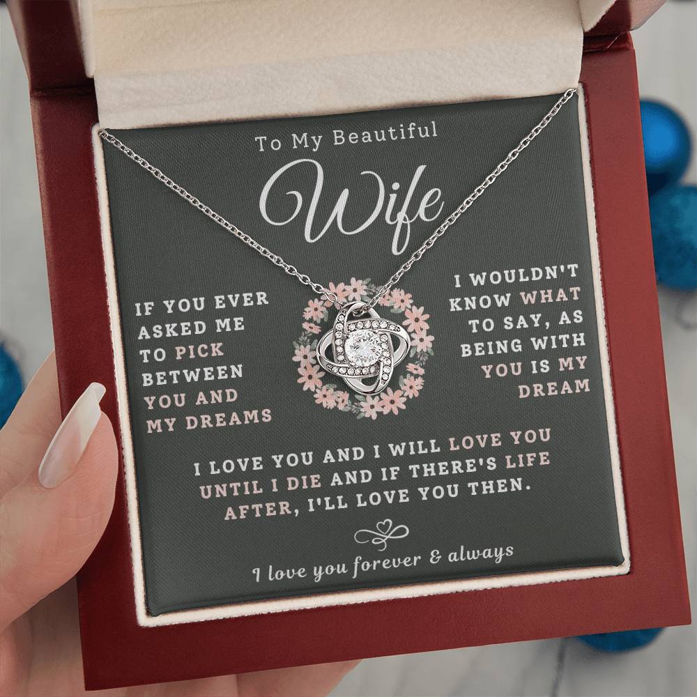 To My Beautiful Wife Necklace - My Dream (189.lk.029-5)