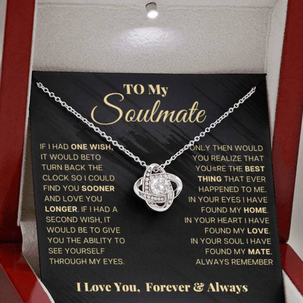 My Soulmate Necklace - If I had one wish (188.lk.100)