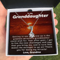 My Granddaughter Necklace - Thanks for being my miracle (162.al.45)