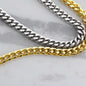 To My Son Cuban Link Chain Necklace (clc.12)