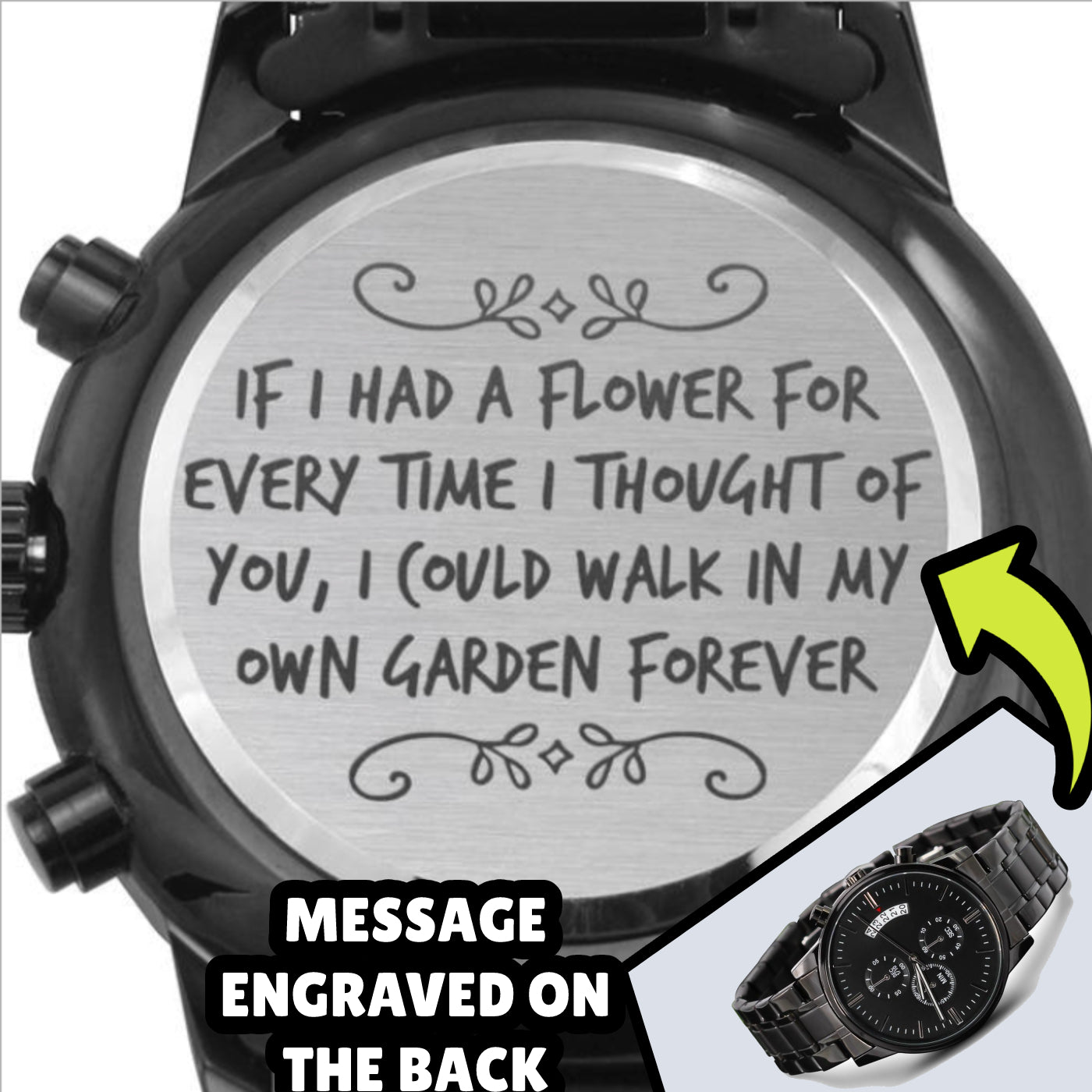 Romantic Boyfriend Gift Watch For Every Time I Thought Of You Alexa s Gifts