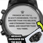 Male Watch Gift | Son, Nephew, Grandson, Godson