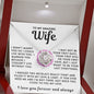 My Amazing Wife Necklace - Hold This Close To Feel My Love (189.lk.006-2)