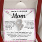 My Loving Mom Necklace - From Daughter, Mom Daughter Jewelry (m.14.od-1.dh)