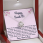 Happy Sweet 16 daughter - awesome time | 16th Birthday Gift for Daughter - Happy Sweet 16 gift | Necklace for Daughter | Parents to Daughter Gift