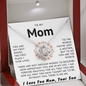 To My Mom You Are My First House Necklace (m.004.lk)