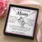 My Loving Mom Necklace - From Daughter, Mom Daughter Jewelry (m.14.od-1.dh)